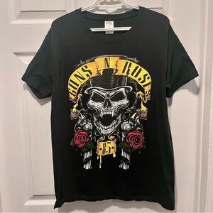 Vintage Guns N Roses 85’ Ideal T-Shirt Tee Large Women rock metal band cotton